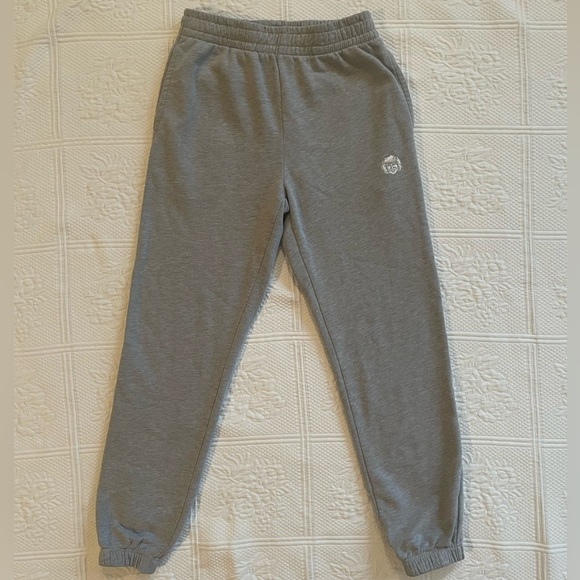 Zumiez Other - Zumiez Danny Duncan Logo Sweatpants Joggers Gray Tie Waist Pockets Small